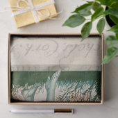 Papier Mousseline Fille à la pomme, ramassant des fleurs. (Cadeau)