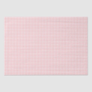 Papier Mousseline Fille Anniversaire Baby Shower Gingham à Carreaux