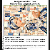 Papier Mousseline Fille avec lapin blanc, Patchwork EB9R Decoupage