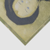 Papier Mousseline Fille avec ruban bleu, Helene Schjerfbeck (Détail)