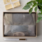 Papier Mousseline Fille avec un foulard vert (par Ludwig Passini) (Cadeau)