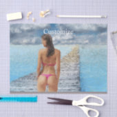 Papier Mousseline Fille Bikini Thunder_Cove (Artisanat)