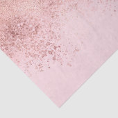 Papier Mousseline Fille Blush Rose Or Sprayed Confetti Ombre (Détail)