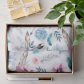 Papier Mousseline Fille Boho Florale Chic Bohème (Cadeau)