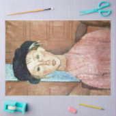 Papier Mousseline Fille dans un Casquette, Modigliani (Artisanat)