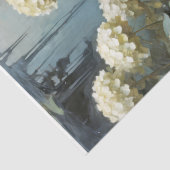 Papier Mousseline Fille dans un jardin d'hortensias - Découpage - (Détail)