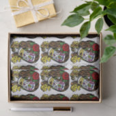 Papier Mousseline Fille de crâne de sucre (Cadeau)