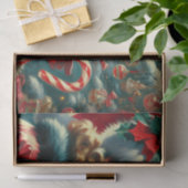 Papier Mousseline Fille de Noël Vintage (Cadeau)