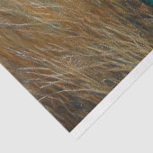 Papier Mousseline Fille des Prairies avec découpage de poulet (Détail)