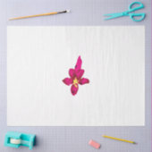 Papier Mousseline Fille Design, Or Léger, Rouge Purplish (Artisanat)