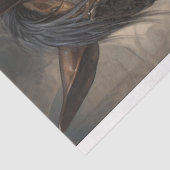 Papier Mousseline Fille et cheval Steampunk 1 Découpage Papier (Détail)