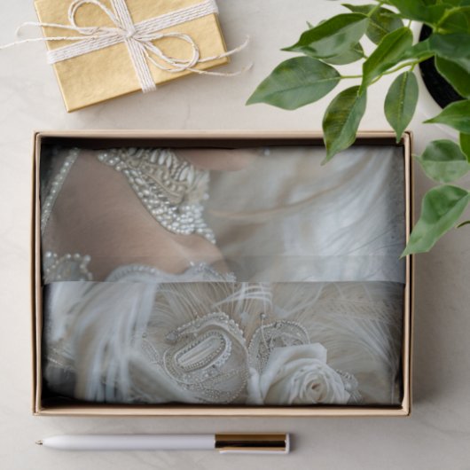 Papier Mousseline Fille Flapper des années 19209 (Cadeau)