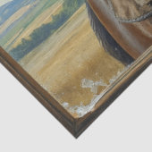 Papier Mousseline Fille gitane sauvage avec son cheval (Détail)