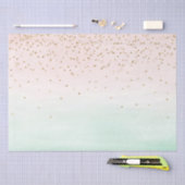 Papier Mousseline Fille Glam Blush Mint Rose Or Éperche Confetti (Artisanat)