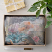 Papier Mousseline Fille Lecture Collage Style Découpage Papier (Cadeau)