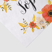 Papier Mousseline Fille Motif de Noël rose et blanc Snowflakes (Détail)