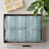 Papier Mousseline Fille Parties scintillant Glam Stripes Anniversair (Cadeau)