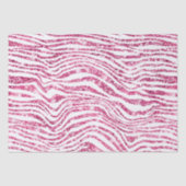 Papier Mousseline Fille Parties scintillant rose Zebra (Recto)