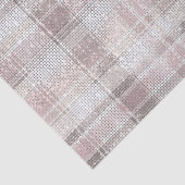 Papier Mousseline Fille Pink Plaid Sparkle (Détail)