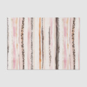 Papier Mousseline Fille rose Empreinte de léopard Brown Anniversaire (Recto)