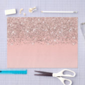 Papier Mousseline Fille Rose Gold Confetti Pink Gradient Ombre (Artisanat)