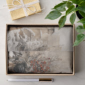 Papier Mousseline Fille victorienne Découpage Noël (Cadeau)