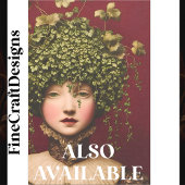 Papier Mousseline Fille victorienne, Robe de velours, Vins BE6 Décou