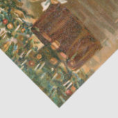 Papier Mousseline Fille victorienne souriante avec poupée au bal de (Détail)