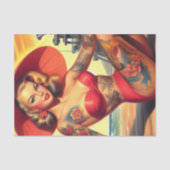 Papier Mousseline Fille vintage (Recto)