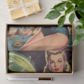 Papier Mousseline Fille Wi-Fi Sci Retro (Cadeau)