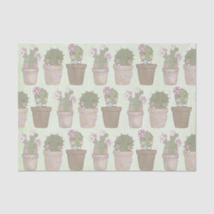 Papier Mousseline Filles Cactus mignonnes portant Motif bijoux