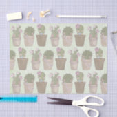 Papier Mousseline Filles Cactus mignonnes portant Motif bijoux (Artisanat)