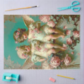 Papier Mousseline Filles gigantesques cherubs Tissu Papier (Artisanat)