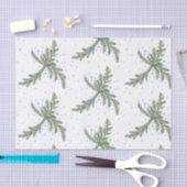 Papier Mousseline Fir Branches hiver (Artisanat)