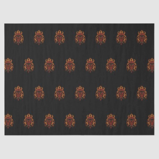 Papier Mousseline Fire owl (Recto)