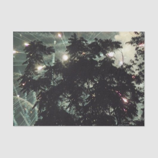 Papier Mousseline Fireworks 13 papier de tissu (Recto)