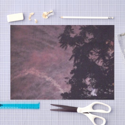 Papier Mousseline Fireworks 16 papier de tissu (Artisanat)