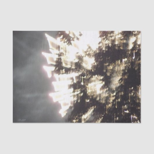 Papier Mousseline Fireworks 2 papier tissu (Recto)