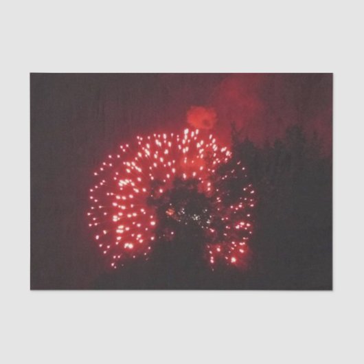 Papier Mousseline Fireworks 7 papier de tissu (Recto)