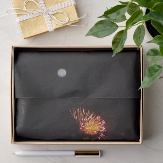 Papier Mousseline Fireworks 8 papier tissu (Cadeau)