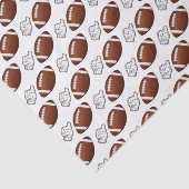 Papier Mousseline First Year Down Football Birthday (Détail)