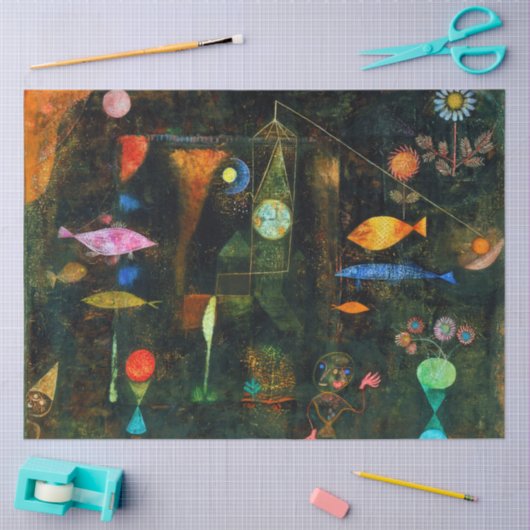 Papier Mousseline Fish Magic, Paul Klee (Artisanat)
