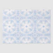 Papier Mousseline Flacon de neige bleu glace (Recto)