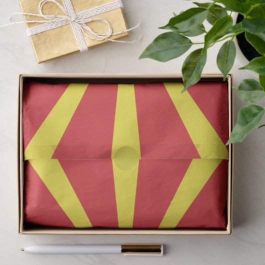 Papier Mousseline Flag de Macedonia (Cadeau)