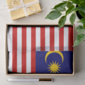 Papier Mousseline Flag malaisien (Cadeau)