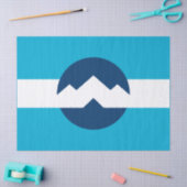 Papier Mousseline Flag of Ogden, Utah (Artisanat)