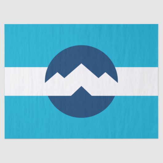Papier Mousseline Flag of Ogden, Utah (Recto)