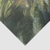 Papier Mousseline Flamant et découpage de cascade de jungle (Détail)