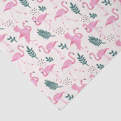 Papier Mousseline Flamant rose (Détail)