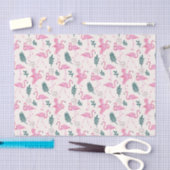 Papier Mousseline Flamant rose (Artisanat)